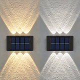 SolaraLux Ljus - Vattentålig Solar LED Upp- och Nedvägglampa Carvallo