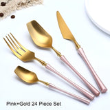 LuxeDining Bestickset - Rostfritt stål Diskmaskinssäkert bestickset 5 set Carvallo