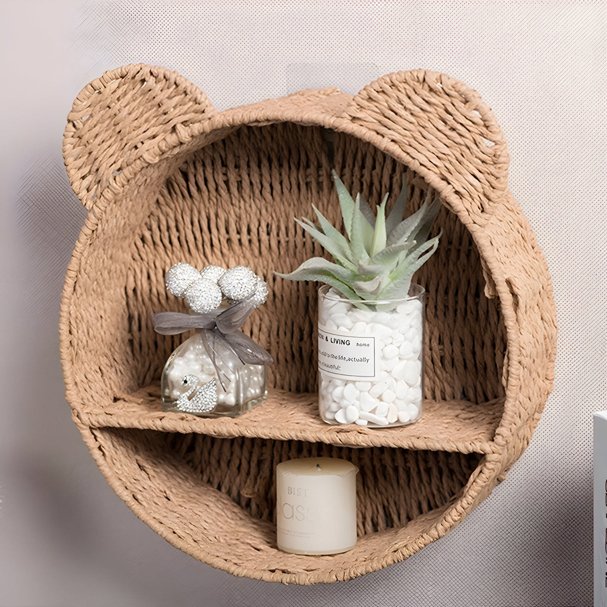 NestWoven – Handvävd strågkorg för stilren hemförvaring Carvallo