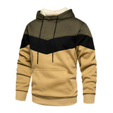 Patchwork Fleece Hoodie för män-Hemnix-Hemnix