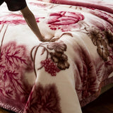 PlushDream Filt - Mjuk Fuskpäls Mikrofiber Dubbel Lager Plyschfilt Carvallo