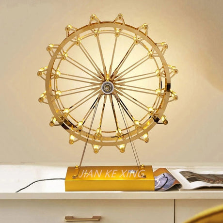 Nederländerna Designer Led bordslampa med pariserhjul MILA Sverige