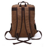 NomadiqPack – Vintage Canvas Ryggsäck för Resor | Stil, Funktion och Flexibilitet i Ett-Backpack-BB-Hemnix