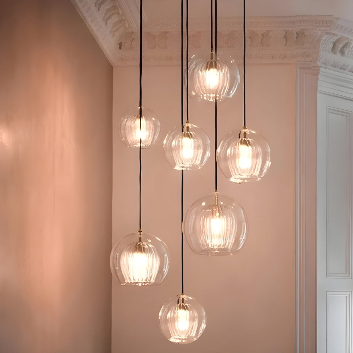 FrostedGlow Light – Modern Glaspendellampa Carvallo