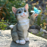 SolarPaws Ljus - Dekorativ Kattsolar LED Figur Figurine Ljus Carvallo