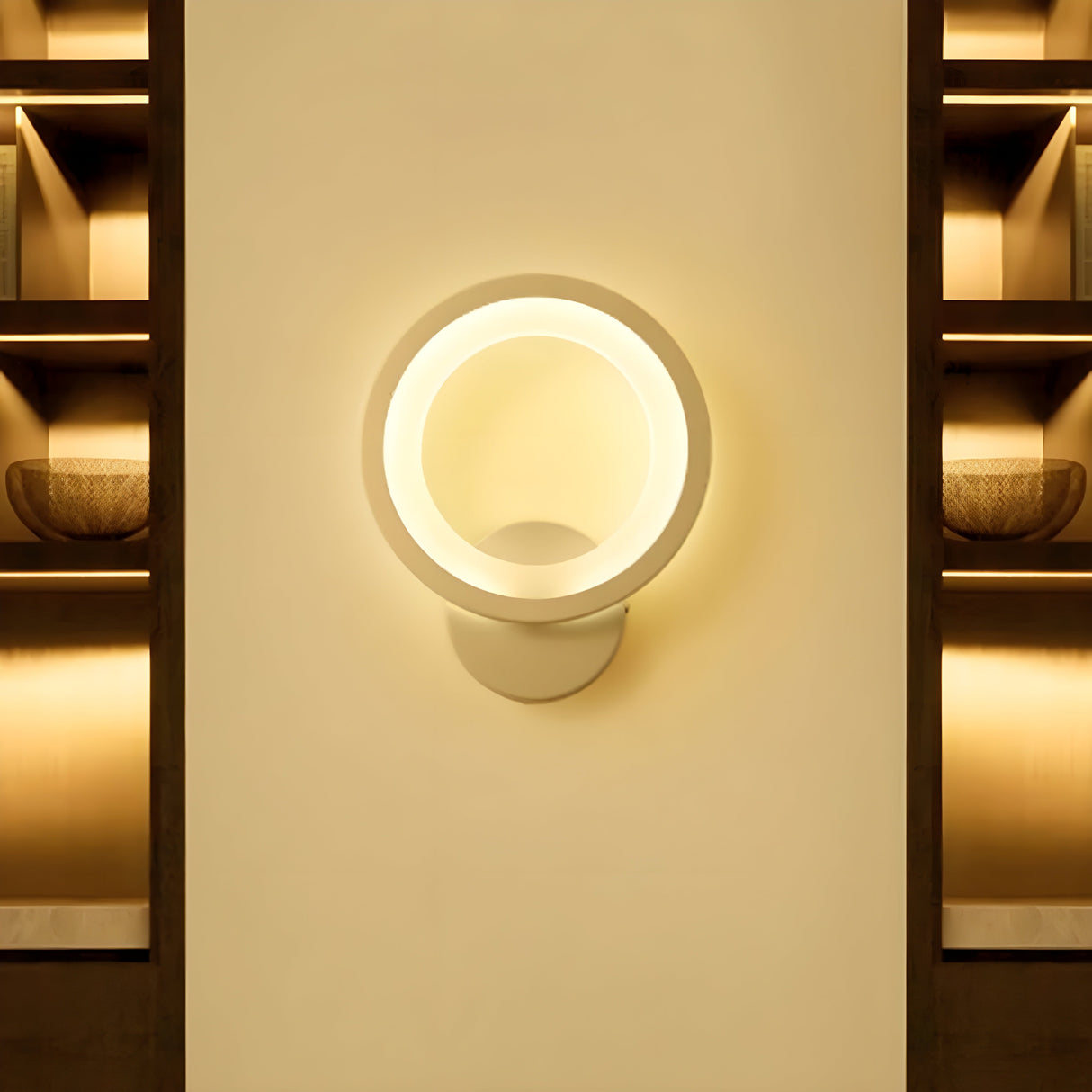 LumiWall Light - Modern Rund LED Vägglampa Carvallo