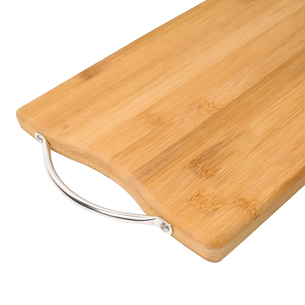 SliceNest Skärbräda – Naturlig Bambu Skärbräda med Handtag Carvallo