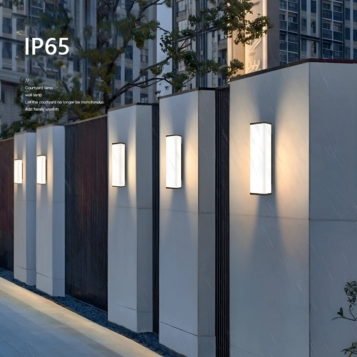 SteelLuxe Light – Vattentät Vägglampa för Utomhus- och Inomhusområden Carvallo