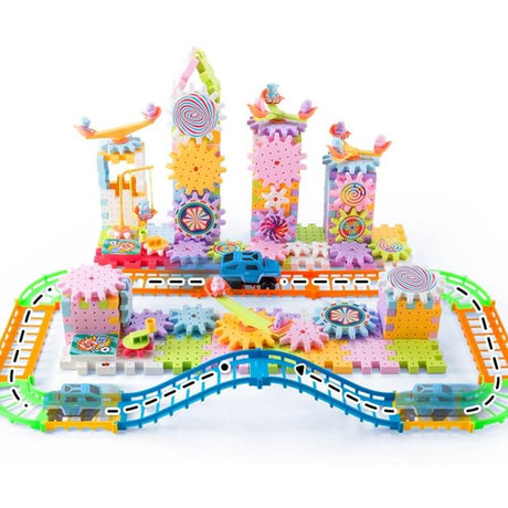 Elektrisk Byggmodell – 3D Pussel med Växlar för Barn-Building Toys-BB-Hemnix