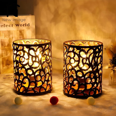 TwilightGlow Lampa - Modern Batteridriven Trådlös Lampa Carvallo