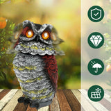 NightGlare Staty - Solkraftad ugglestaty Carvallo