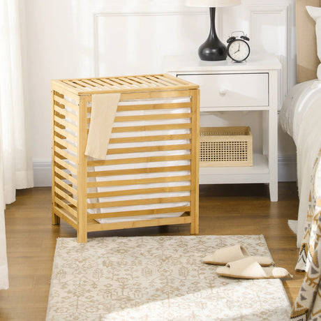 BambooTidy Basket - Modern bambu tvättkorg Carvallo
