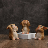 HushBunny Figur - Dekorativt Kaninset i Harz Carvallo