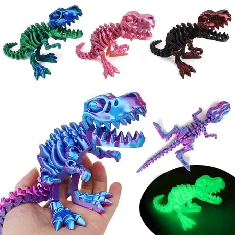 DinoFlex - Rörlig 3D-printad Dinosauriemodell för Lek och Dekor-Dinosaur Playsets-BB-Hemnix