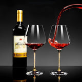 Kristallglas i 2-pack – Eleganta vinglas | Höga & Lyxiga för fester & evenemang Carvallo