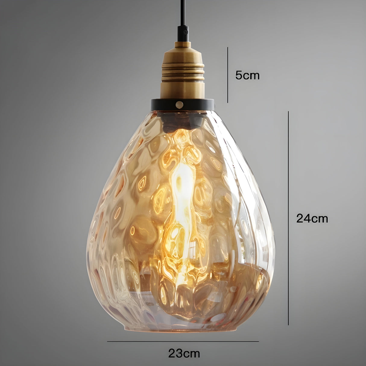 AmberLuxe Light – Industriell Loftstil LED Pendellampa Carvallo