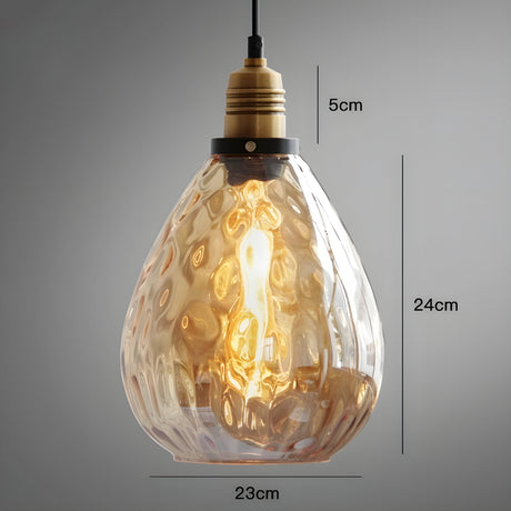 AmberLuxe Light – Industriell Loftstil LED Pendellampa Carvallo