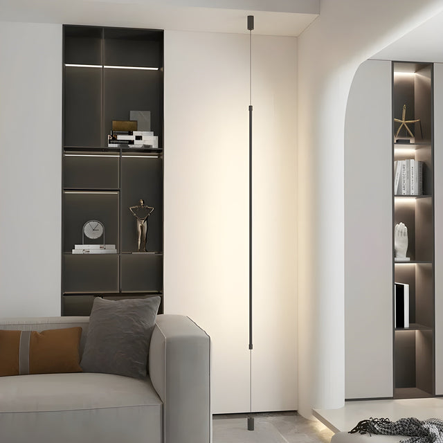 Slim LED golvlampa – Minimalistisk design för en mysig boendestämning Carvallo