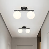 LED-taklampa i glas – Nordisk design | För vardagsrum & sovrum Carvallo