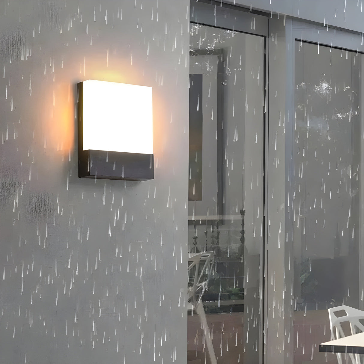 SereneBright Light - Vattentät Ultra-Bright Vägglampa Carvallo