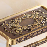 SleekStorage - Slank toalettpappershållare med hylla och sidokrok Carvallo