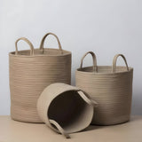 HearthWeave Korg - Fällbar, Handflätad Rep Korg Carvallo