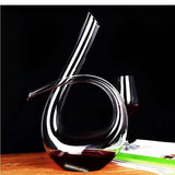 Kristall vinluftare i snäckform – Blyfri för vin eller konjak | Dekorativ för hemmet & bar Carvallo