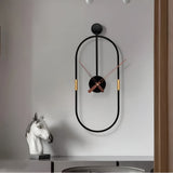 ArtTick Klocka - Minimalistisk Metallväggklocka Carvallo