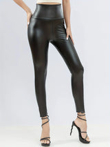 Fleecefodrade byxor i läder för damer Hemnix