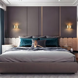 ShineGlow Light - Minimalist guld vägglampa Carvallo