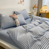 CheckeredDream sängklädesset - Avslappnad rutig sängklädesset Carvallo