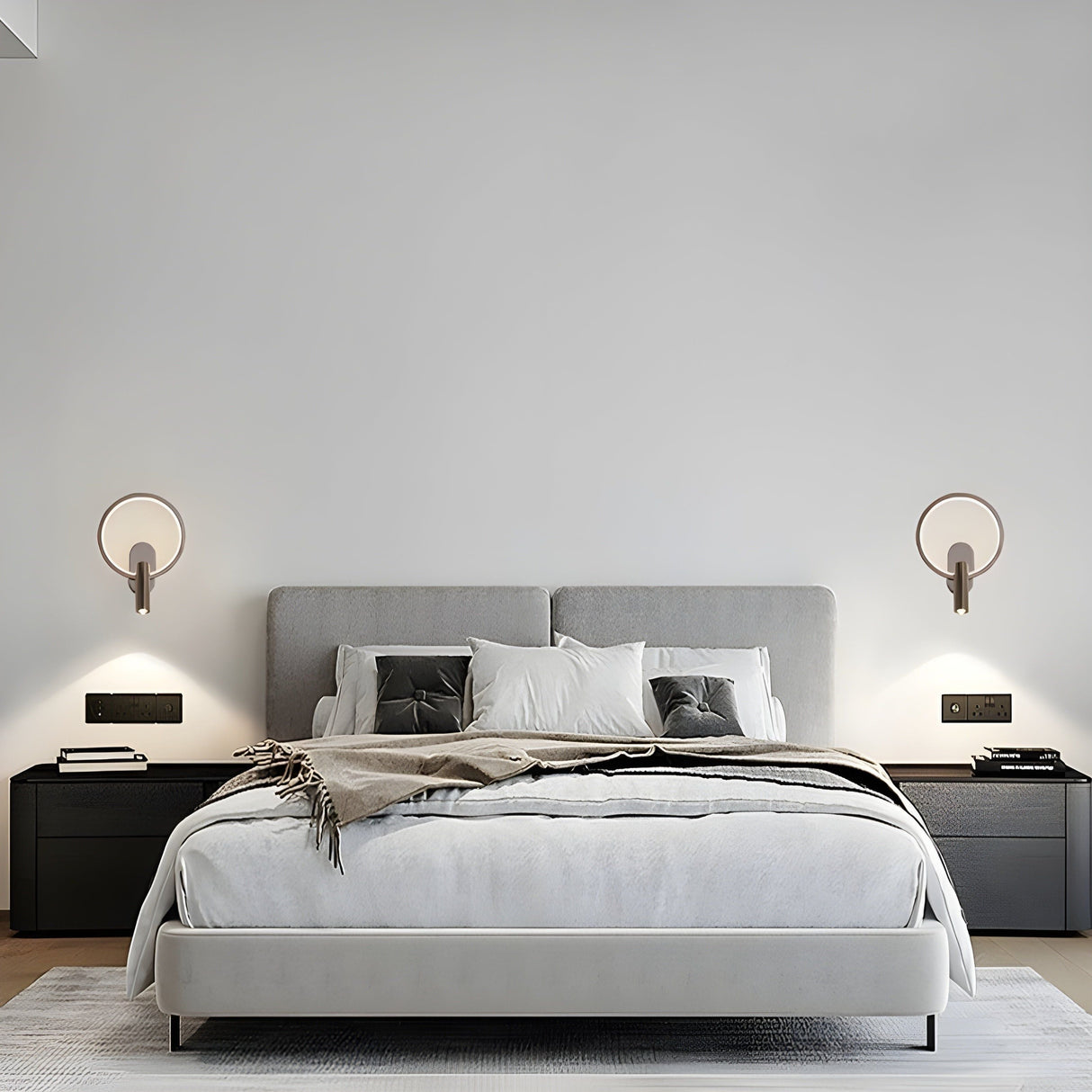 SpotGlow Lampa - Minimalistisk Metall Design Vägglampa Carvallo