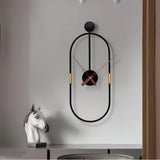 IronArt Klocka - Minimalistisk Konstväggklocka i Metall Carvallo