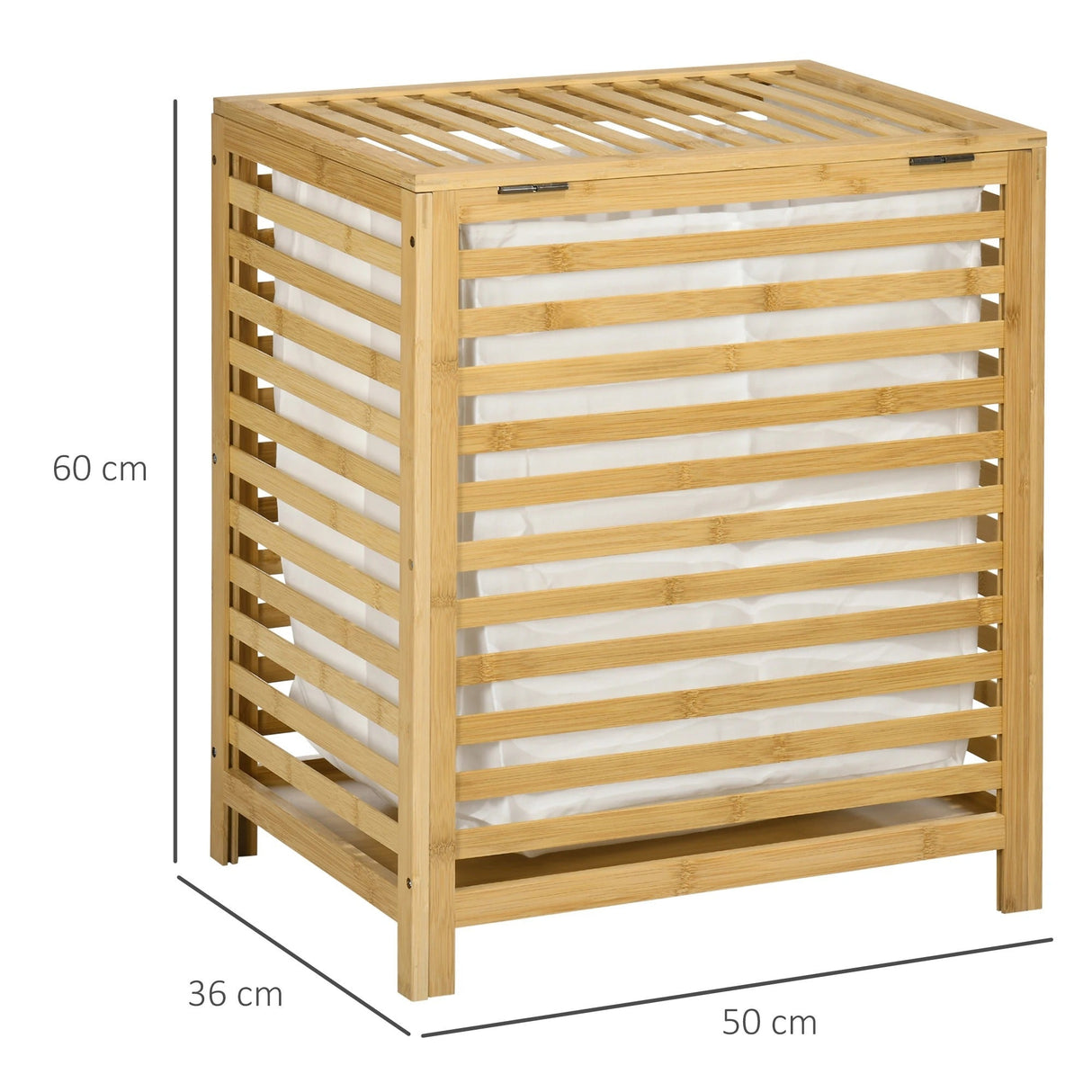 BambooTidy Basket - Modern bambu tvättkorg Carvallo
