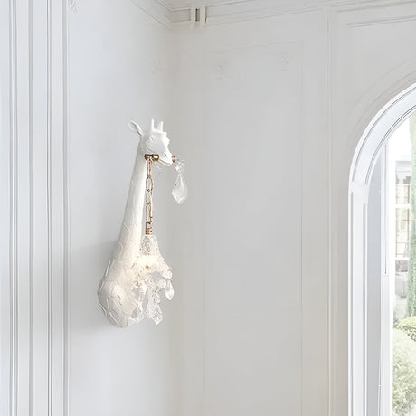 Carvallo - Giraffformat LED-vägglampa med mjukt, varmt ljus för unik inredning Carvallo