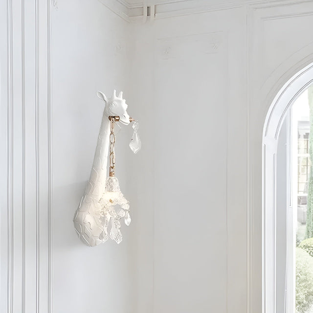 Carvallo - Giraffformat LED-vägglampa med mjukt, varmt ljus för unik inredning Carvallo