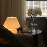 BedsideAura Lampa - Dekorativ Glasbordslampa Carvallo