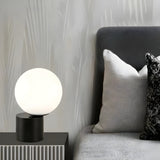 GlowSphere Light – Modern Glasboll Bordslampa Carvallo