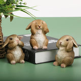 HushBunny Figur - Dekorativt Kaninset i Harz Carvallo