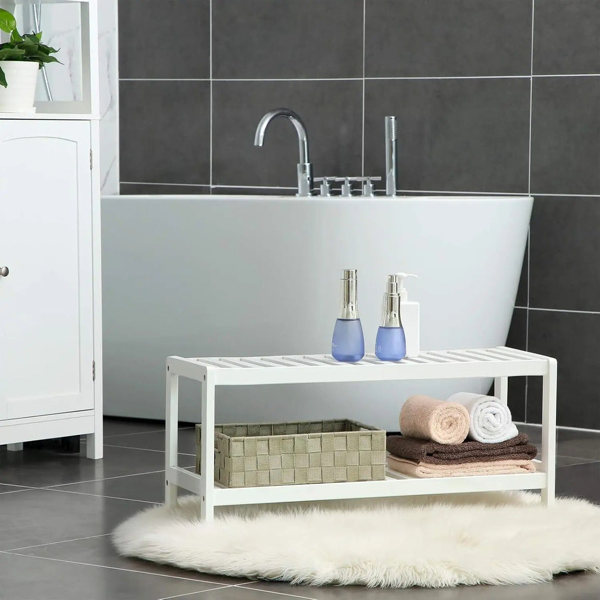 BambooHaven Rack – 2-stegs bambuställ för skor Carvallo