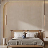 Radiance - Minimalist Lång Linje Travertin Wabi-Sabi Stil LED Kandelaber Ljus Carvallo