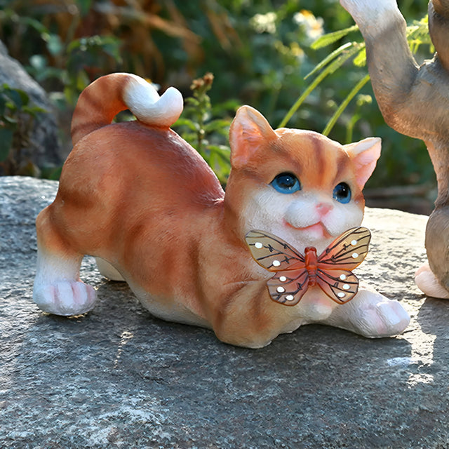 SolarPaws Ljus - Dekorativ Kattsolar LED Figur Figurine Ljus Carvallo