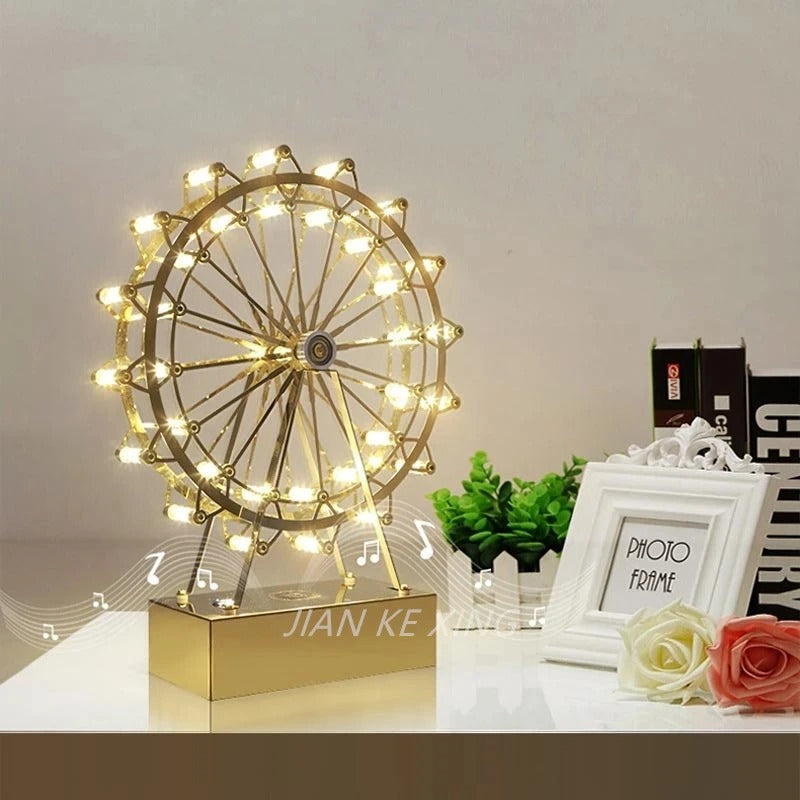 Nederländerna Designer Led bordslampa med pariserhjul MILA Sverige