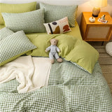 CheckeredDream sängklädesset - Avslappnad rutig sängklädesset Carvallo
