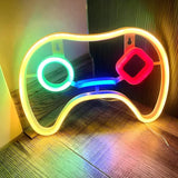 NeonGamer Lampa - Dekorativ USB-driven LED neon väggskylt Carvallo