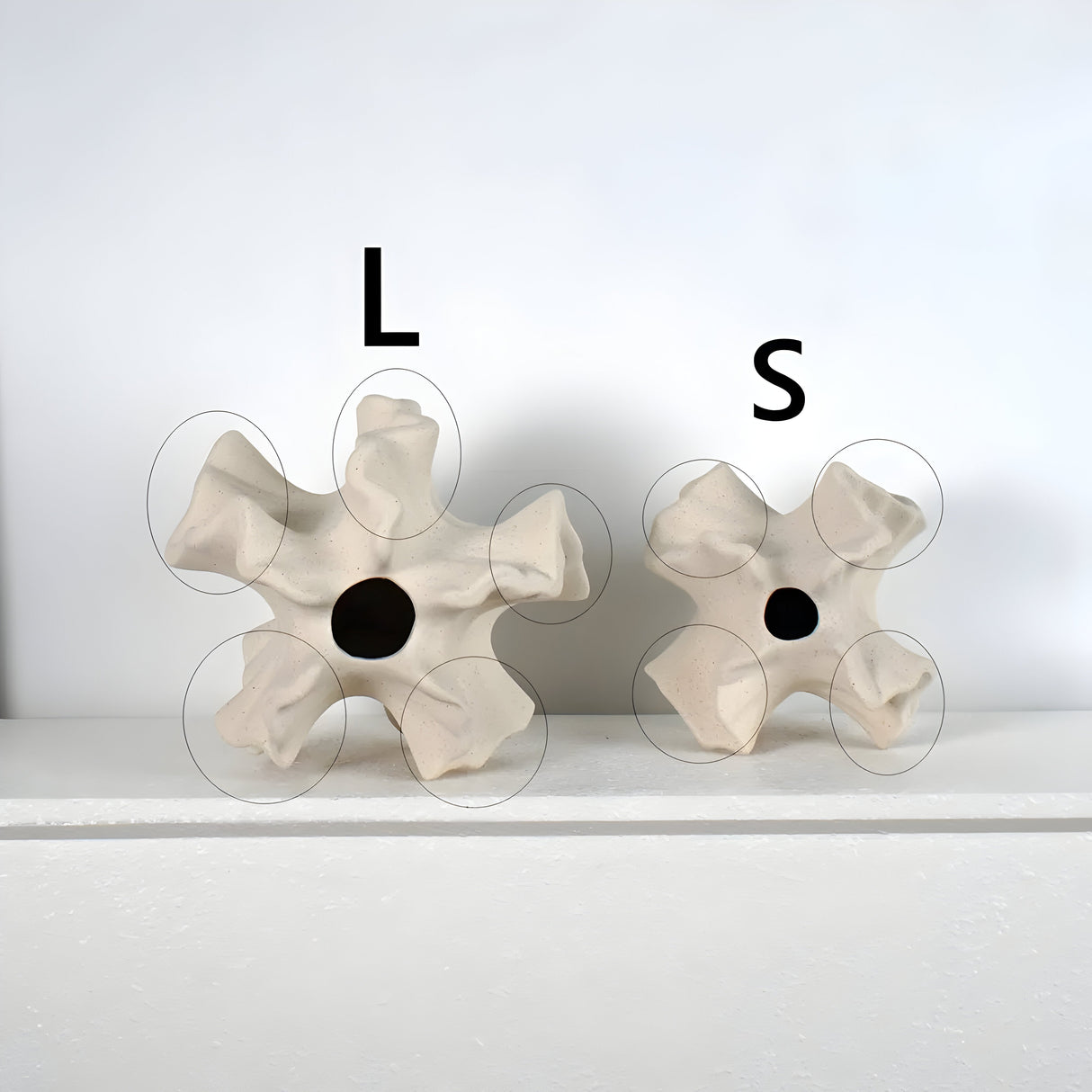 CeramiCoral Vas - Nordisk Keramikk Korallblomvas Carvallo