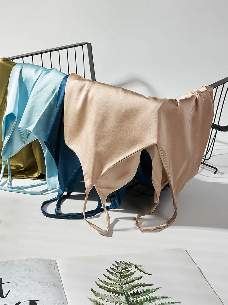 Satin Silk Tank Tops för kvinnor-Hemnix-Hemnix