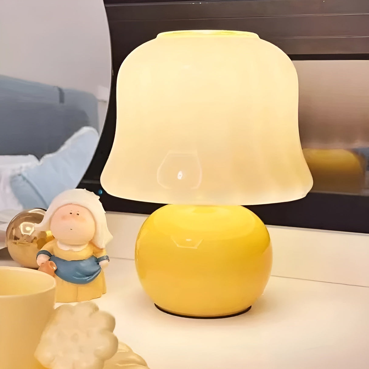 AmbiMush Lampa – Dekorativ Svamp-Bordslampa Carvallo