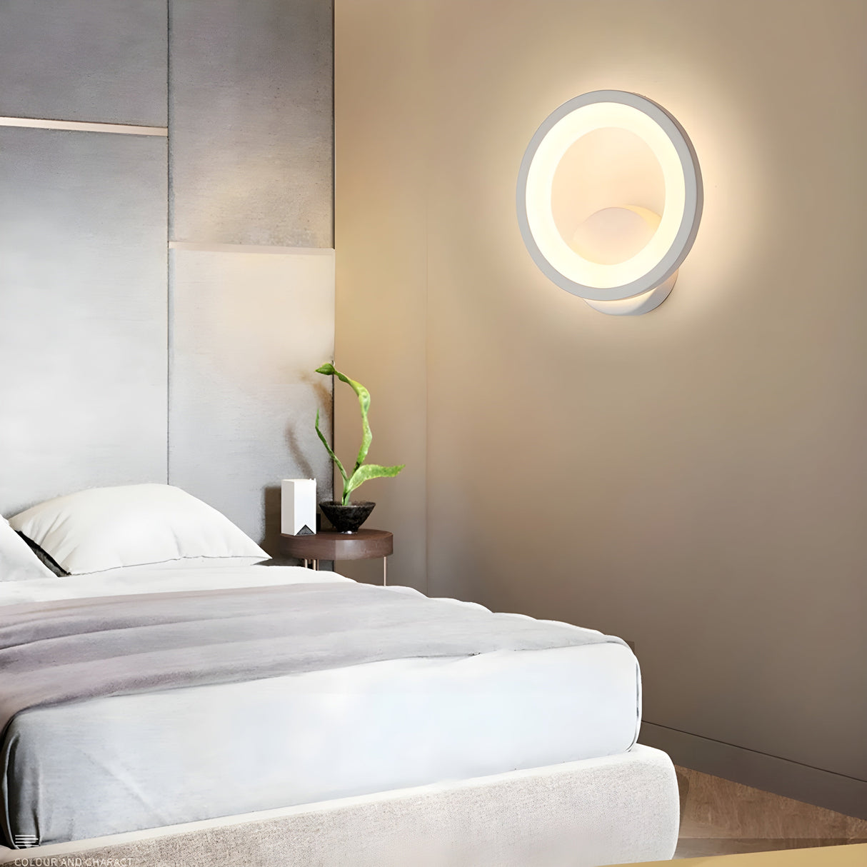 LumiWall Light - Modern Rund LED Vägglampa Carvallo