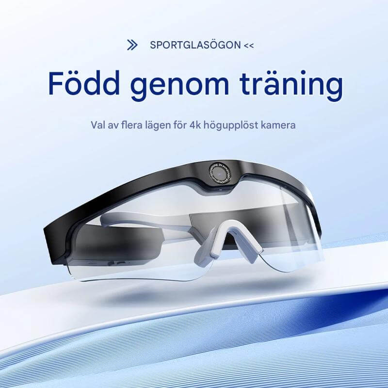 SmartSol – Solglasögon med Inbyggd Kamera och Trådlösa Hörlurar | Kompakta och Funktionella för Aktiva Äventyr-Action Video Cameras-BB-Hemnix